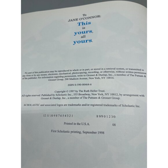 Mine all mine by Ruth Heller paperback book scholastic 1998 English READ - Picture 3 of 6